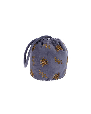 Eloise Blue Mini Velvet