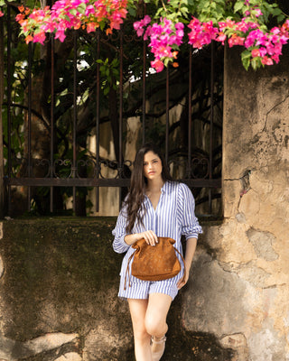 Amaya Camel Suede