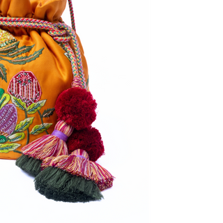 Eloise - Mustard Yellow Silk